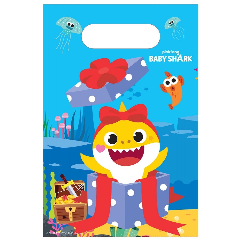 Baby Shark Music gift bag set of 8