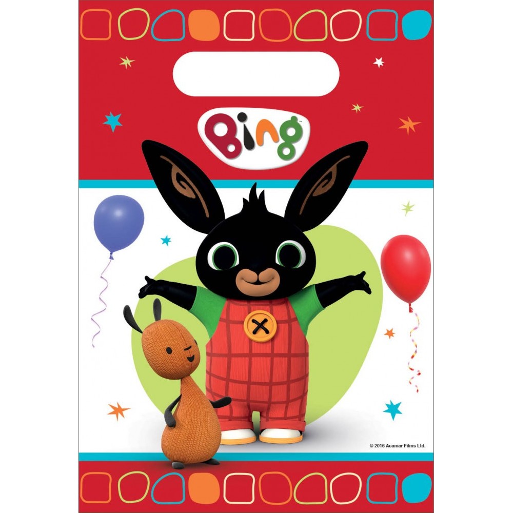 Bing Red gift bag 8 pieces