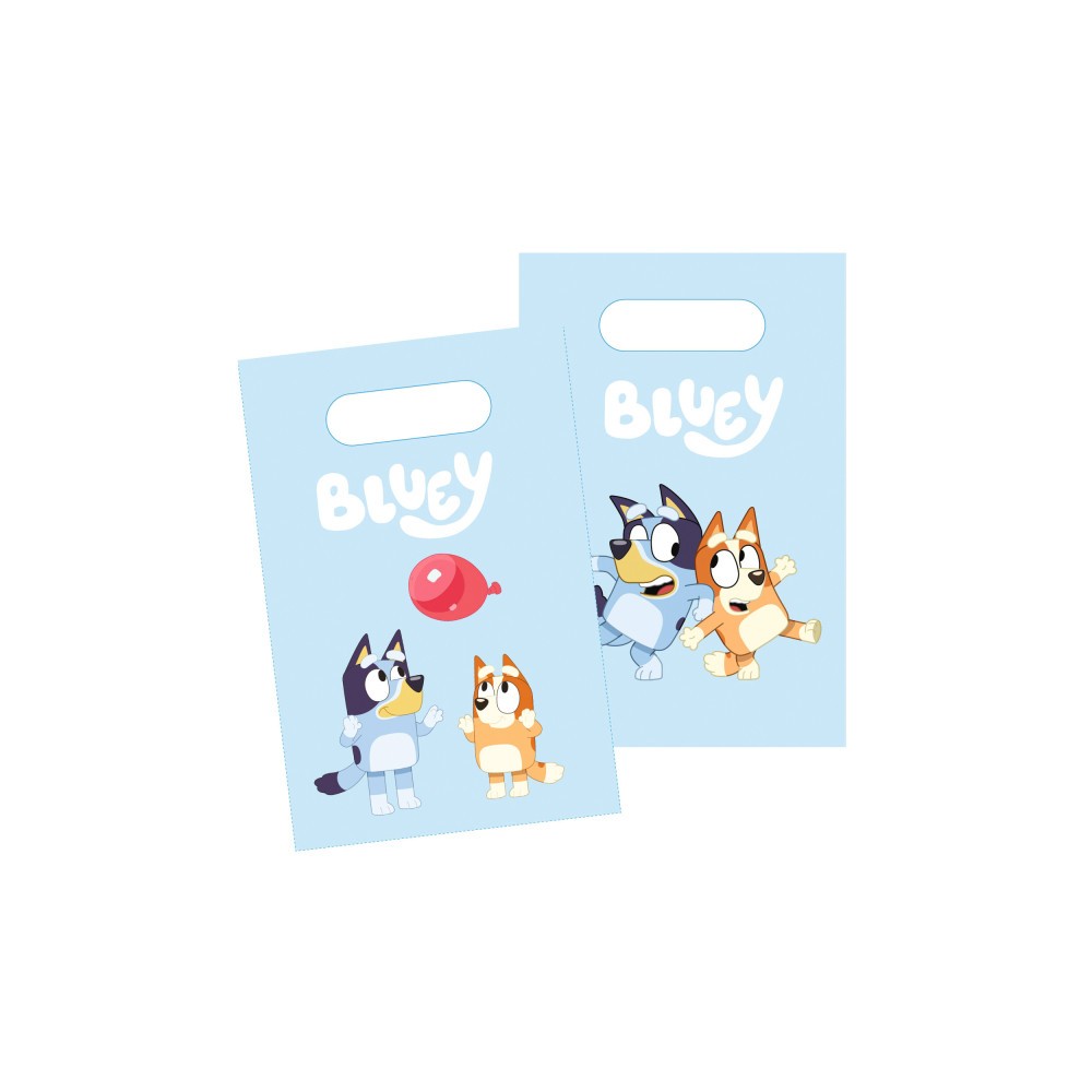 Bluey Joke paper gift bag set of 8