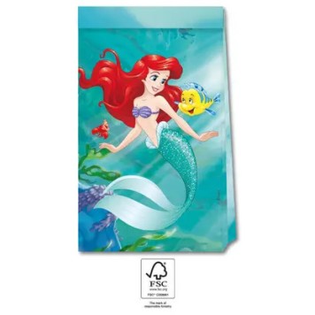 Disney Princess Ariel Curious paper bag 4 pcs FSC