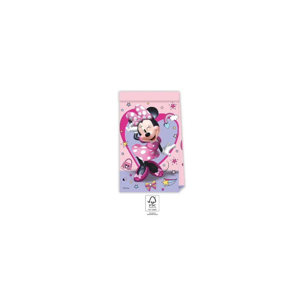 Disney Minnie  Junior paper bag 4 pcs FSC