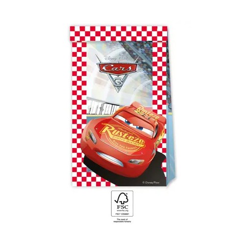 Disney Cars Arena Race paper bag 4 pcs FSC