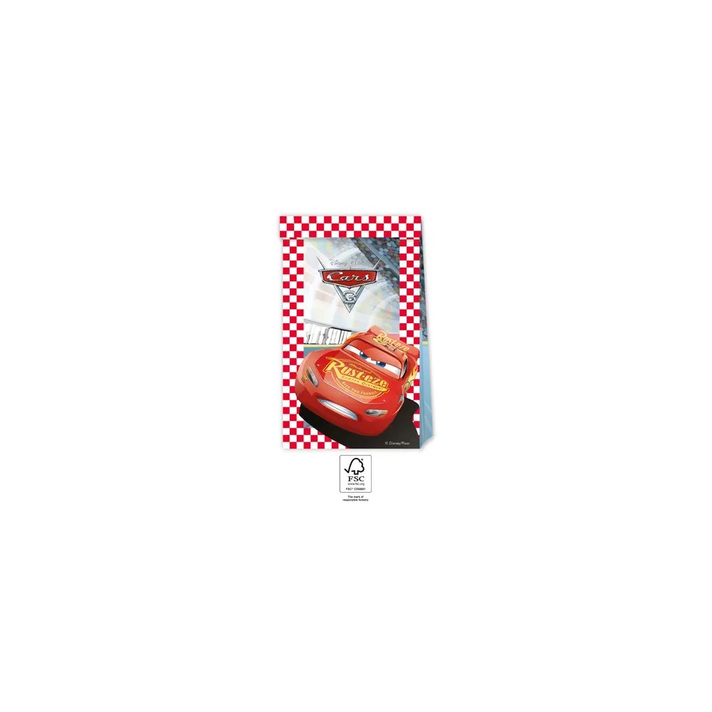 Disney Cars Arena Race paper bag 4 pcs FSC