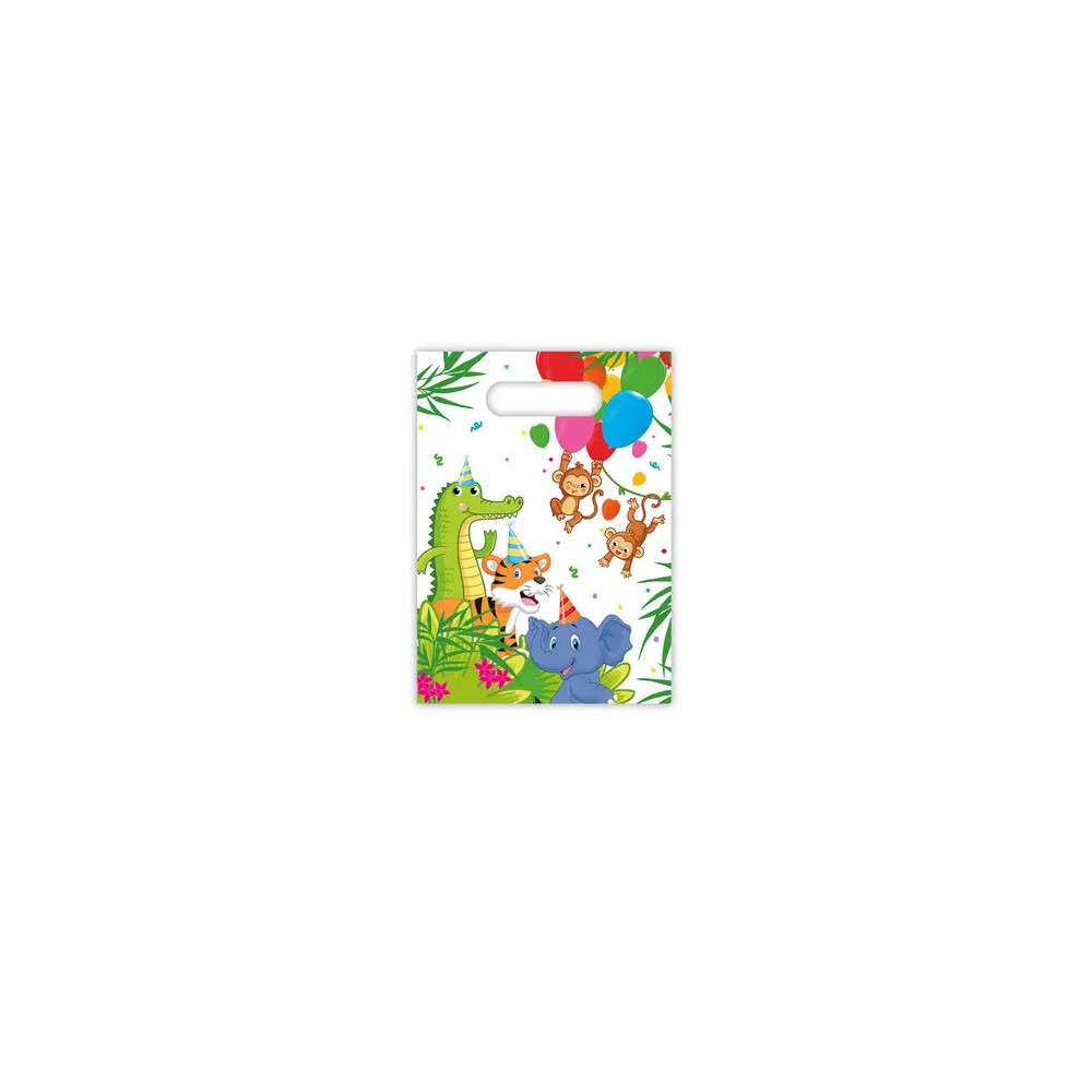 Jungle Balloons gift bag set of 6