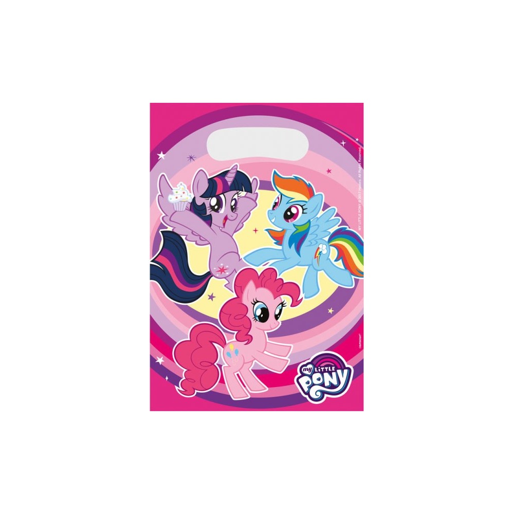 My Little Pony Rainbow Sparkle gift bag, 8 pcs