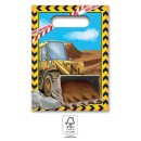 Construction Grabber paper gift bag set of 4