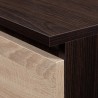 KOMODA K 60 cm 5 SZUFLAD WENGE / SONOMA