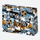 Colour Blossom Boys' Party paper gift bag, gift bag 30x23x10 cm