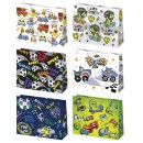 Colour Playtime Boy's paper gift bag 30x23x10 cm