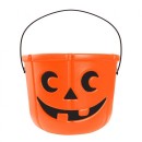 Halloween Smiling Pumpkin Candy Collecting Bucket 18x14 cm
