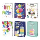 Happy Birthday Let's Party Happy Birthday paper gift bag 23x32x11 cm