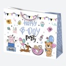 Happy Birthday Sissy Happy Birthday paper gift bag, gift bag 30x23x10 cm