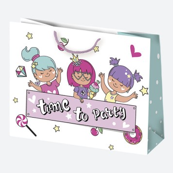 Happy Birthday Sissy Happy Birthday paper gift bag, gift bag 30x23x10 cm