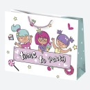 Happy Birthday Sissy Happy Birthday paper gift bag, gift bag 30x23x10 cm