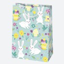 Easter Bunnies paper gift bag 23x32x11 cm