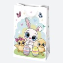 Easter Bunny paper gift bag 16x24x7 cm