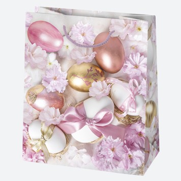 Easter Colorful paper gift bag 19x23x10.5 cm
