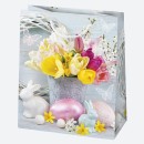 Easter Colorful paper gift bag 19x23x10.5 cm