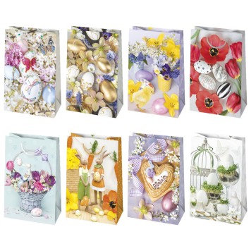 Easter Eggs paper gift bag 16x24x7 cm