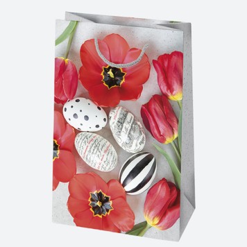 Easter Eggs paper gift bag 16x24x7 cm