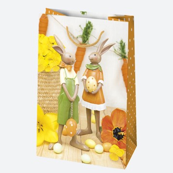 Easter Eggs paper gift bag 16x24x7 cm