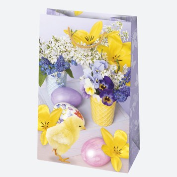Easter Eggs paper gift bag 16x24x7 cm