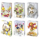 Easter Flowers paper gift bag 23x32x11 cm