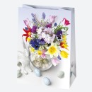 Easter Flowers paper gift bag 23x32x11 cm