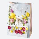 Easter Flowers paper gift bag 23x32x11 cm
