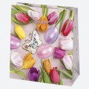 Easter Spring paper gift bag 15.5x15.5x8 cm