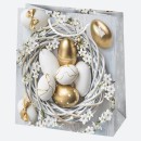 Easter Spring paper gift bag 15.5x15.5x8 cm