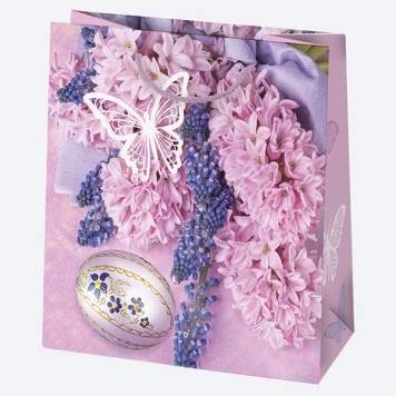 Easter Spring paper gift bag 15.5x15.5x8 cm