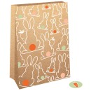 Easter Bunny i paper bag set of 4