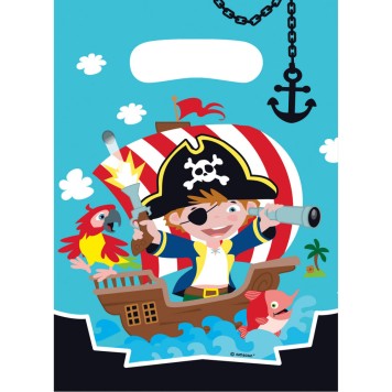 Pirate Privateer gift bag set of 8