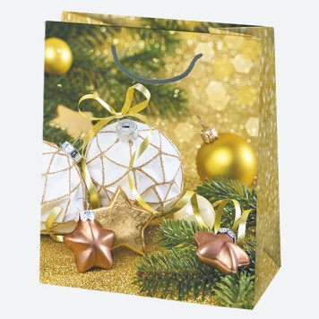 Christmas Decorations paper gift bag 19x23x10.5 cm