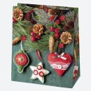 Christmas Decorations paper gift bag 19x23x10.5 cm