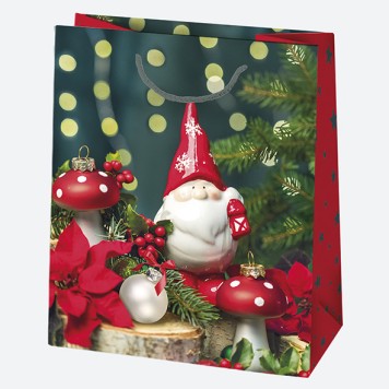 Christmas Decorations paper gift bag 19x23x10.5 cm