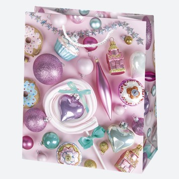 Christmas Decorations paper gift bag 19x23x10.5 cm