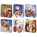 Christmas Gift Giving paper gift bag 15.5x15.5x8 cm