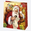Christmas Gift Giving paper gift bag 15.5x15.5x8 cm