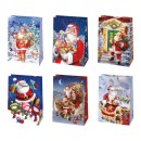 Christmas Gift Giving paper gift bag, 23x32x11 cm