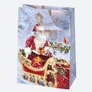 Christmas Gift Giving paper gift bag, 23x32x11 cm