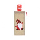 Christmas Gnome i bottle bag 32 cm