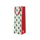 Christmas Hustle i bottle bag 12x37x10 cm