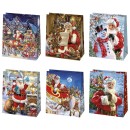 Christmas Miracle paper gift bag, gift bag 19x23x10.5 cm