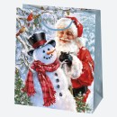 Christmas Miracle paper gift bag, gift bag 19x23x10.5 cm