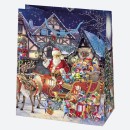 Christmas Miracle paper gift bag, gift bag 19x23x10.5 cm