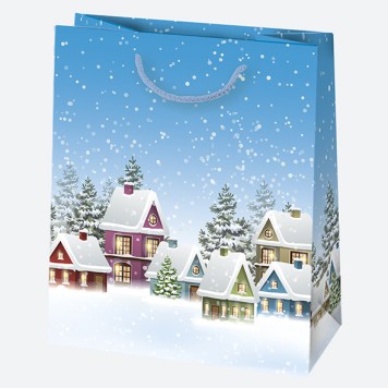 Christmas Mix paper gift bag 19x23x10.5 cm