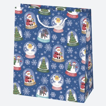 Christmas Mix paper gift bag 19x23x10.5 cm