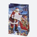 Christmas Santa Claus paper gift bag 10x16x6 cm
